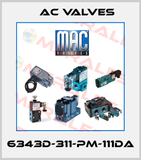 6343D-311-PM-111DA МAC Valves
