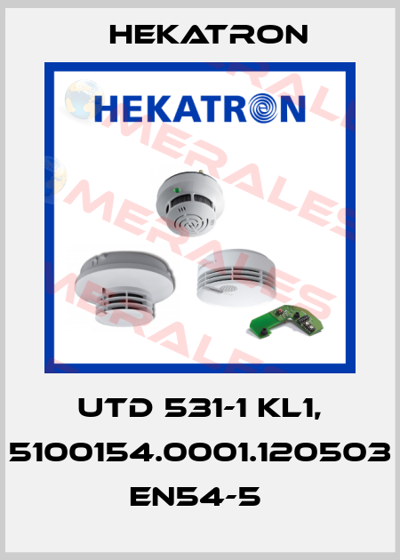 UTD 531-1 KL1, 5100154.0001.120503 EN54-5  Hekatron