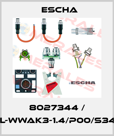 8027344 / AL-WWAK3-1.4/P00/S346 Escha