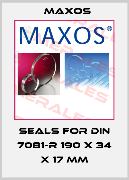 seals for DIN 7081-R 190 x 34 x 17 mm Maxos