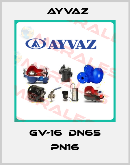 GV-16  DN65 PN16 Ayvaz