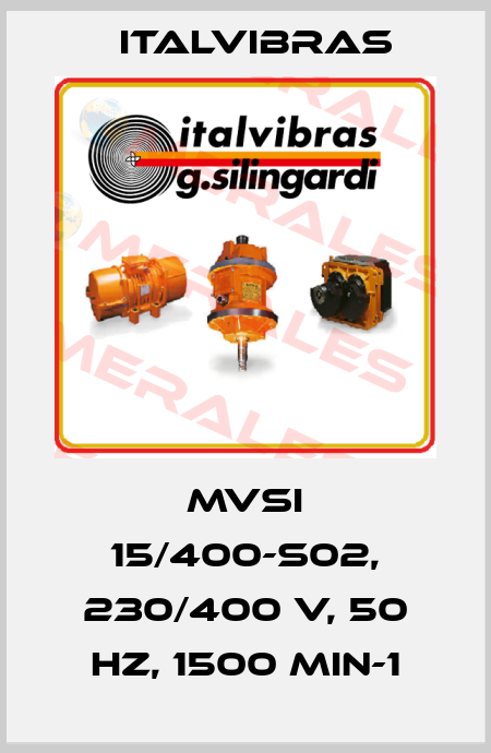 MVSI 15/400-S02, 230/400 V, 50 Hz, 1500 min-1 Italvibras