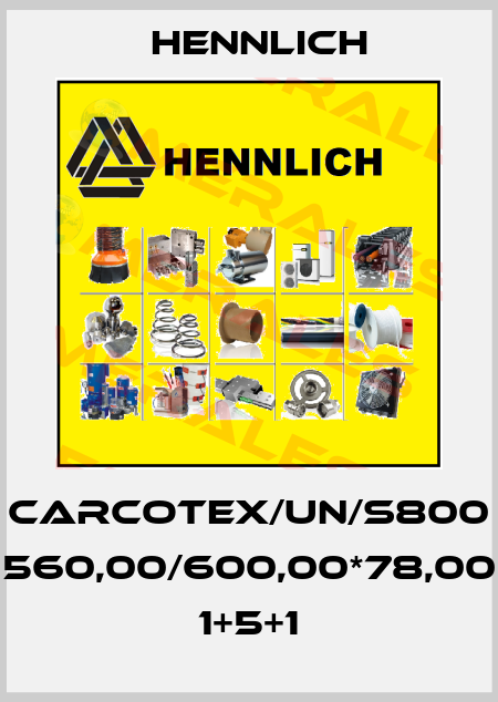 CARCOTEX/UN/S800 560,00/600,00*78,00 1+5+1 Hennlich