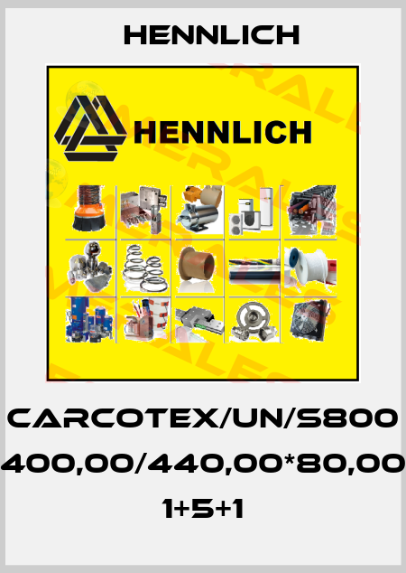 CARCOTEX/UN/S800 400,00/440,00*80,00 1+5+1 Hennlich