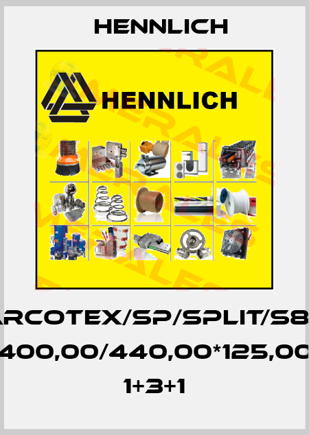 CARCOTEX/SP/SPLIT/S800 400,00/440,00*125,00 1+3+1 Hennlich