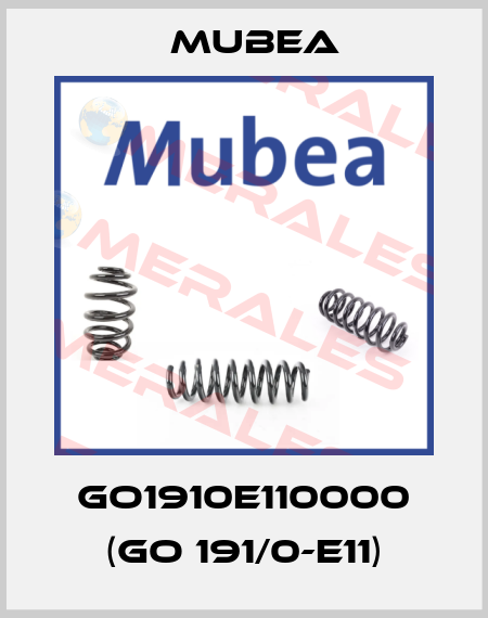 GO1910E110000 (GO 191/0-E11) Mubea