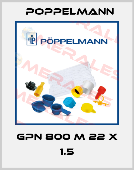 GPN 800 M 22 X 1.5 Poppelmann