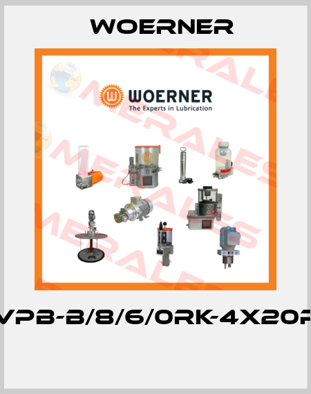 VPB-B/8/6/0RK-4X20P  Woerner