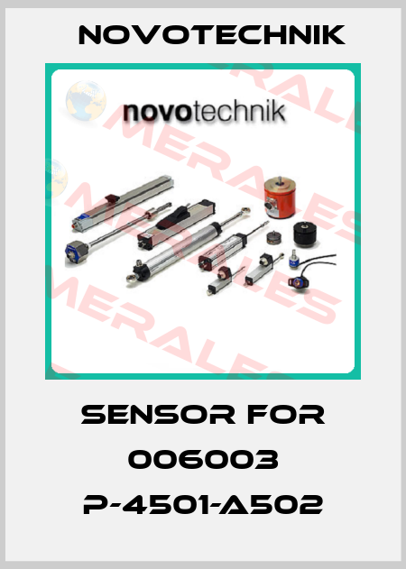 Sensor for 006003 P-4501-A502 Novotechnik