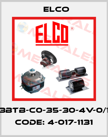 3BTB-C0-35-30-4V-0/1 CODE: 4-017-1131 Elco