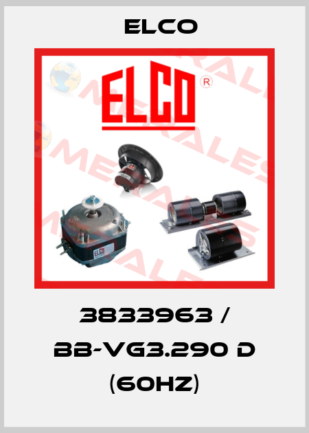 3833963 / BB-VG3.290 D (60HZ) Elco