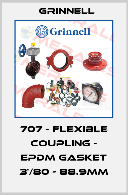 707 - FLEXIBLE COUPLING - EPDM GASKET 3'/80 - 88.9MM Grinnell