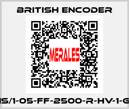 755HS/1-05-FF-2500-R-HV-1-G2-ST British Encoder