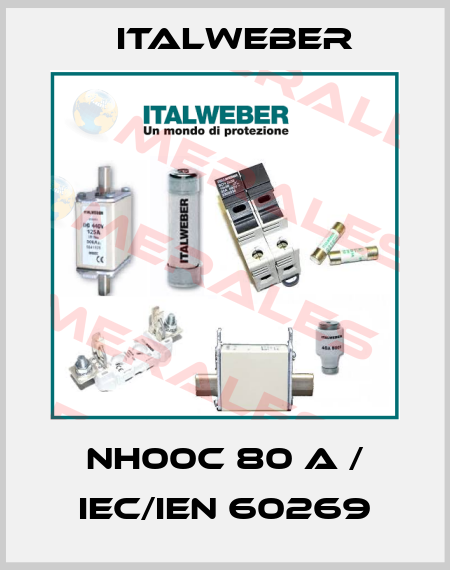 NH00C 80 A / IEC/IEN 60269 Italweber