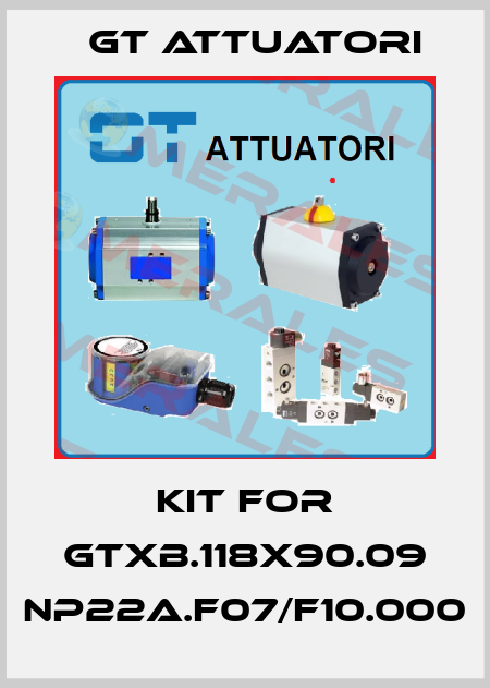 Kit for GTXB.118X90.09 NP22A.F07/F10.000 GT Attuatori