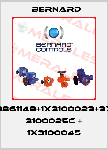 8861148+1X3100023+3X 3100025C + 1X3100045 Bernard