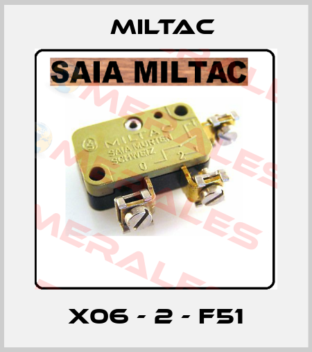 X06 - 2 - F51 Miltac
