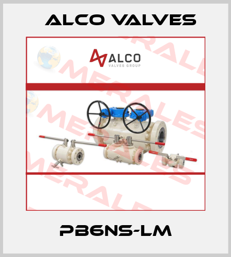 PB6NS-LM Alco Valves