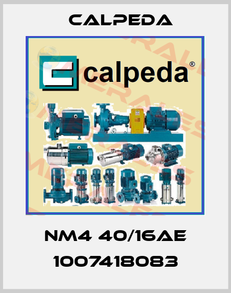 NM4 40/16AE 1007418083 Calpeda