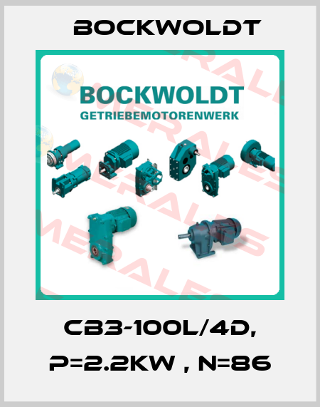 CB3-100L/4D, P=2.2kW , n=86 Bockwoldt
