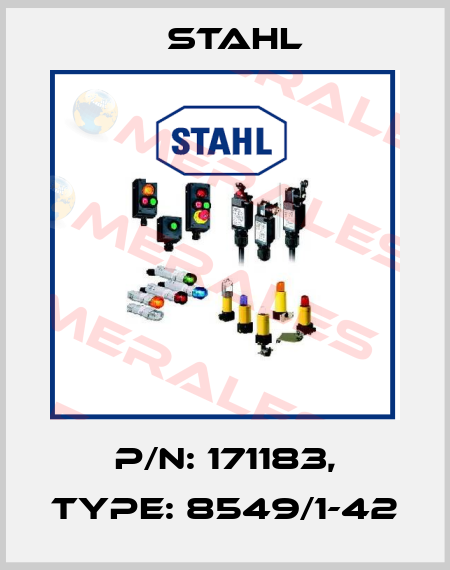P/N: 171183, Type: 8549/1-42 Stahl