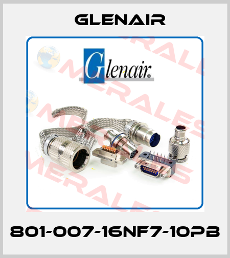 801-007-16NF7-10PB Glenair