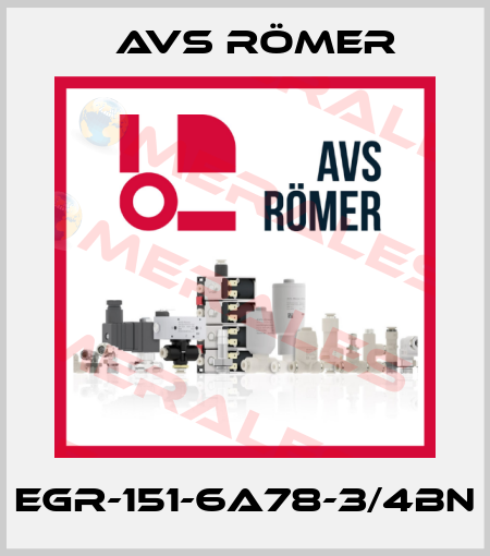 EGR-151-6A78-3/4BN Avs Römer