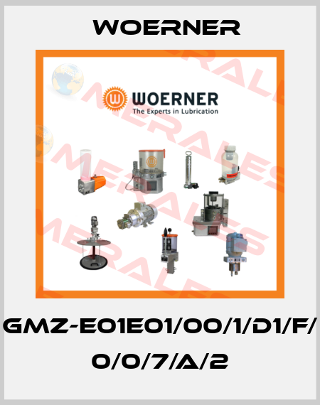 GMZ-E01E01/00/1/D1/F/ 0/0/7/A/2 Woerner