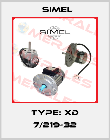 Type: XD 7/219-32 Simel
