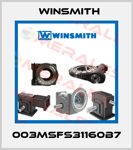003MSFS31160B7 Winsmith