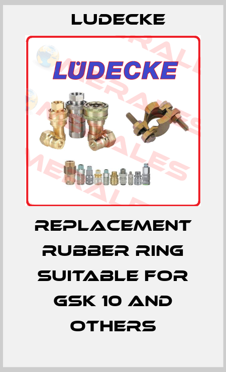 Replacement rubber ring suitable for GSK 10 and others Ludecke