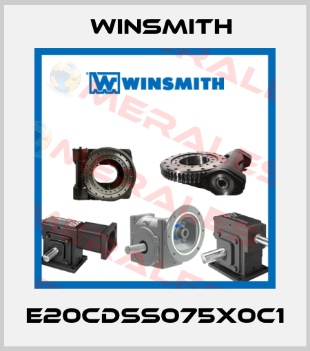 E20CDSS075X0C1 Winsmith