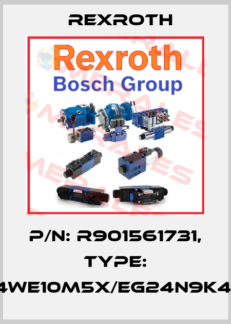 P/N: R901561731, Type: 5-4WE10M5X/EG24N9K4/M Rexroth