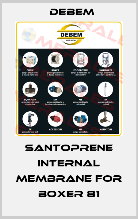 SANTOPRENE INTERNAL MEMBRANE FOR BOXER 81 Debem