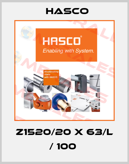 Z1520/20 x 63/L / 100  Hasco