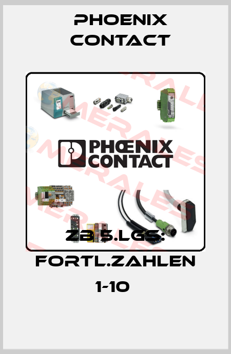 ZB 5.LGS: FORTL.ZAHLEN 1-10  Phoenix Contact