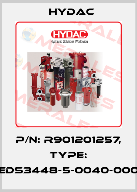 P/N: R901201257, Type: EDS3448-5-0040-000 Hydac