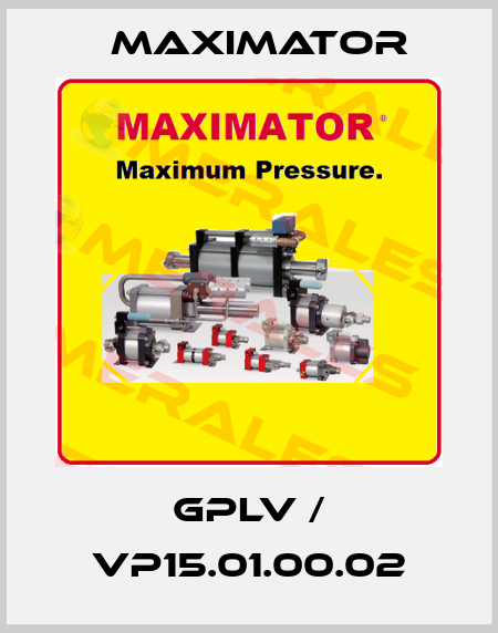 GPLV / VP15.01.00.02 Maximator