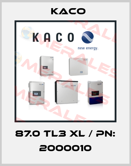 87.0 TL3 XL / PN: 2000010 Kaco