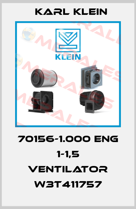 70156-1.000 ENG 1-1,5 Ventilator W3T411757 Karl Klein