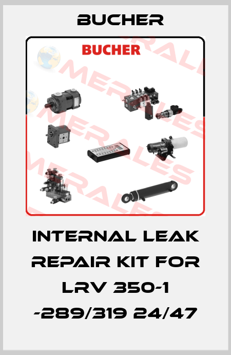 Internal leak repair kit for Lrv 350-1 -289/319 24/47 Bucher