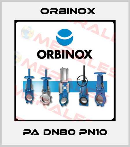 PA DN80 PN10 Orbinox