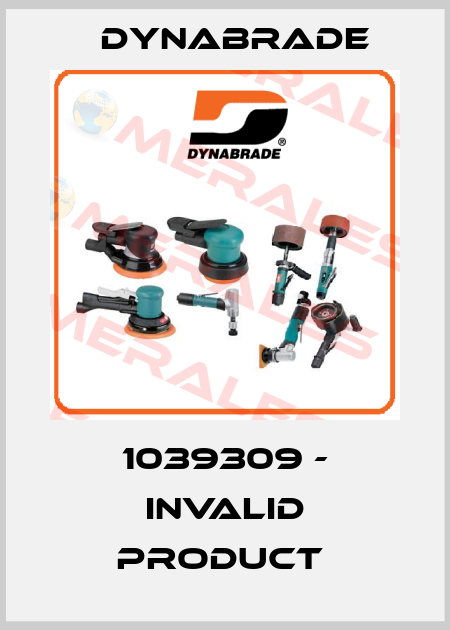 1039309 - invalid product  Dynabrade
