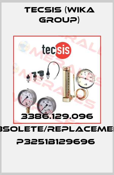 3386.129.096 obsolete/replacement P3251B129696  Tecsis (WIKA Group)