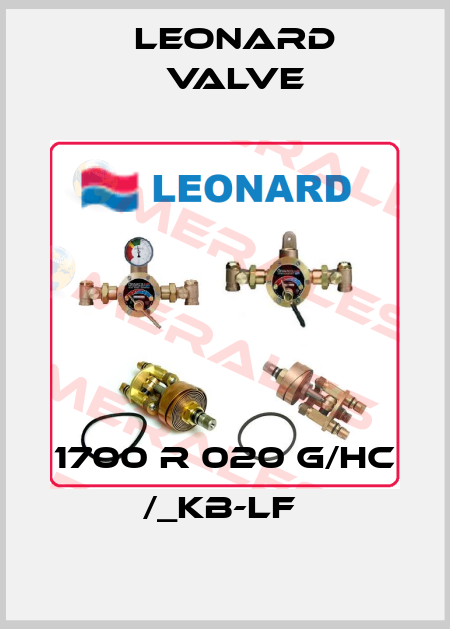 1700 R 020 G/HC /_KB-LF  LEONARD VALVE