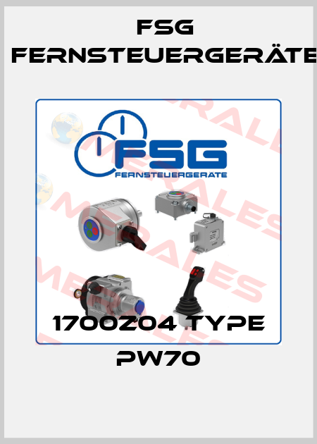 1700Z04 TYPE PW70 FSG Fernsteuergeräte