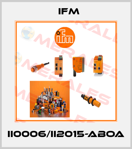 II0006/II2015-ABOA Ifm