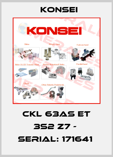 CKL 63AS ET 3S2 Z7 -  Serial: 171641  Konsei