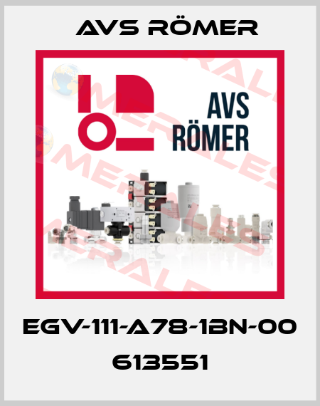 EGV-111-A78-1BN-00   613551 Avs Römer