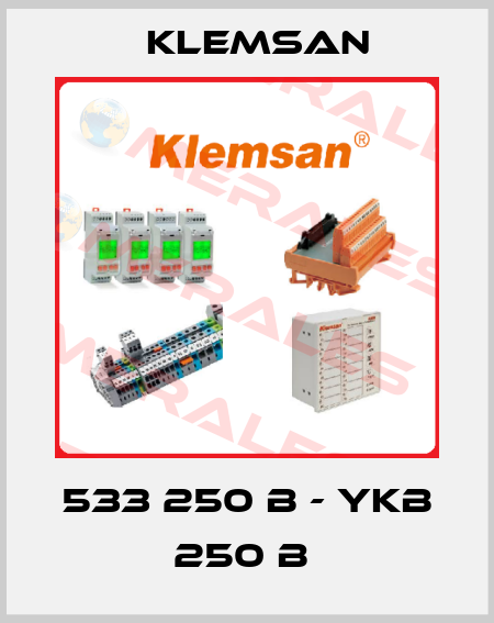 533 250 B - YKB 250 B  Klemsan